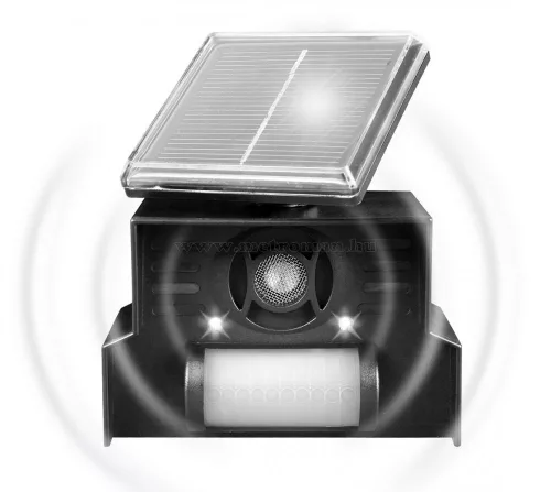 Napelemes ultrahangos Kutya Macska riasztó Gardigo M055 Solar
