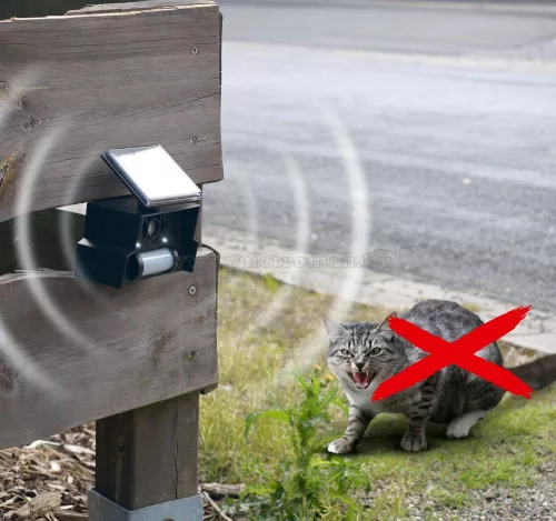 Napelemes ultrahangos Kutya Macska riasztó Gardigo M055 Solar