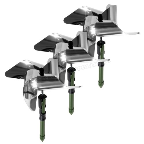 Fény visszaverős madárriasztó szélforgó, 3 darabos Gardigo 600983 