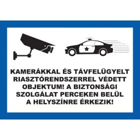 Figyelmeztető öntapadós matrica, 6-A5