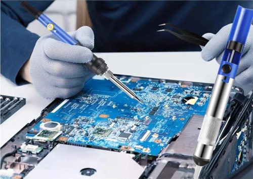 Forrasztópáka hőfokszabályzóval 6 db cserélhető pákaheggyel M11393