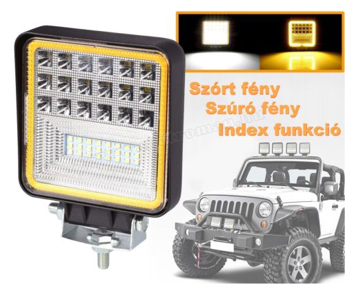 Autós LED reflektor munkalámpa index funkcióval M12244