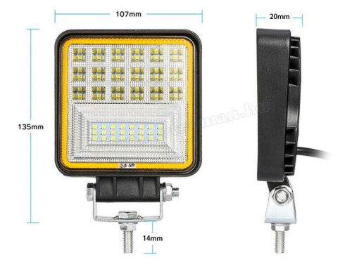 Autós LED reflektor munkalámpa index funkcióval M12244