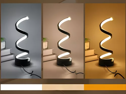 Spirál alakú asztali LED lámpa M12356USB