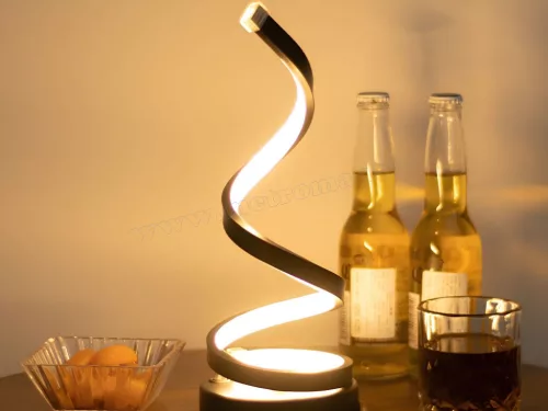 Spirál alakú asztali LED lámpa M12356USB