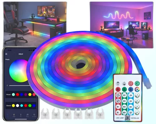 Bluetooth Neon RGB LED szalag 5m M12439USB