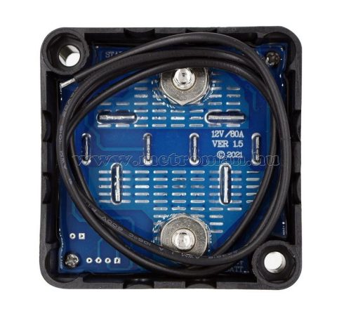 Akkumulátor leválasztó két akkumulátoros rendszerekhez 12V 80 Amper M12V80A-Isolator
