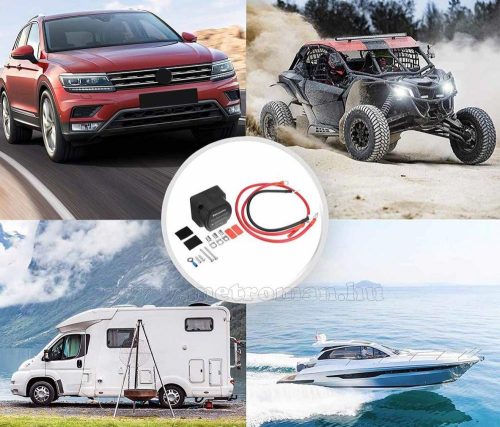 Akkumulátor leválasztó két akkumulátoros rendszerekhez 12V 80 Amper M12V80A-Isolator