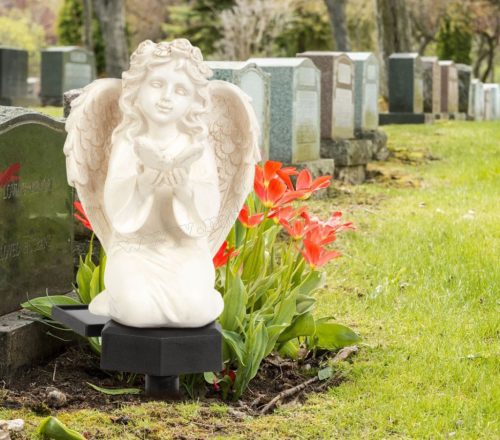 Napelemes kerti hangulatfény Angyalka pillangóval M13002B