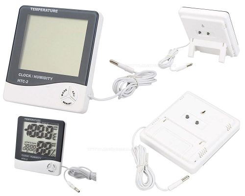 Vezetékes külső és belső páratartalom mérő és hőmérő ébresztő órával M1310
