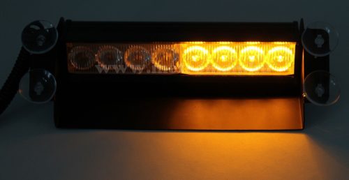 Autós Sárga stroboszkóp LED villogó szélvédőre, Mlogic MM-132A