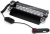 Autós Fehér stroboszkóp LED villogó szélvédőre, Mlogic MM-132W