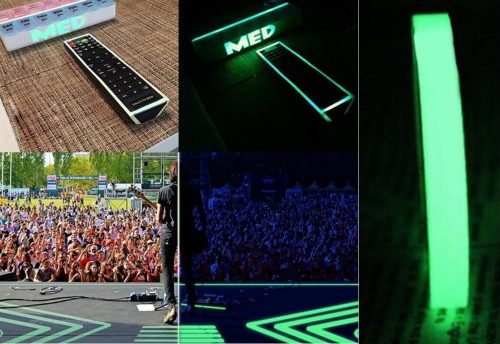 Fluoreszkáló matrica Sötétben világító szalag 5M M1369