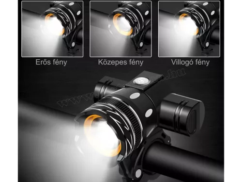 Első és hátsó LED kerékpár lámpa szett M14391USB