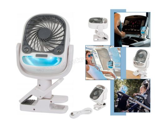 Mini hordozható párásító USB ventilátor M16033