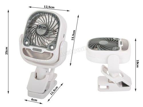 Mini hordozható párásító USB ventilátor M16033