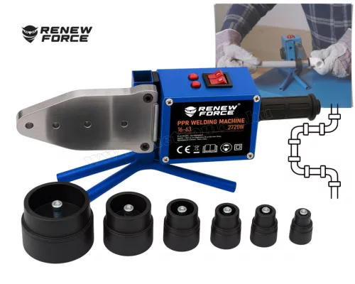 PVC műanyag csőhegesztő gép RenewForce M1663