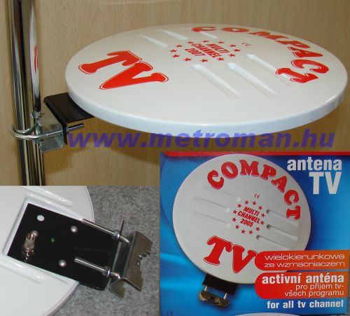 Univerzális kültéri hajó , lakókocsi antenna ,beépített erősítővel, Mlogic Multi Channel Mobil , 12 Volt