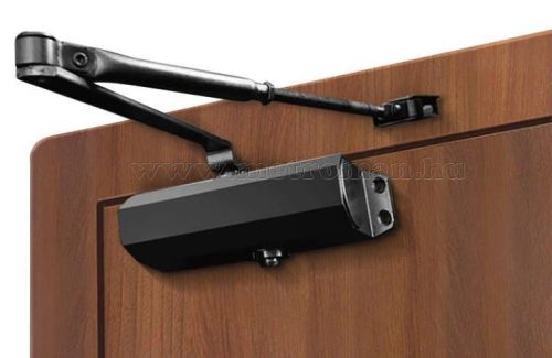 Hidraulikus ajtóbehúzó, ajtó becsapódás gátló, karos, fordítható M1715