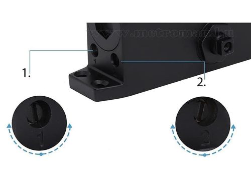 Hidraulikus ajtóbehúzó, ajtó becsapódás gátló, karos, fordítható M1715