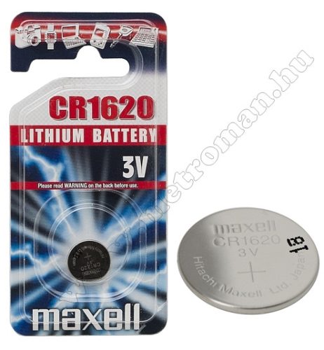 Lítium gombelem MAXELL CR1620