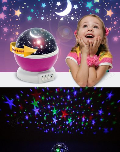 Csillagos égbolt RGB LED projektor M192PK