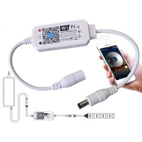   Wifi távirányító modul, Wifi LED szalag vezérlő és fényerő szabályzó M1937 Magic Home Pro