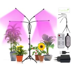   Növény nevelő LED lámpa állvánnyal Piros - kék M19388X4