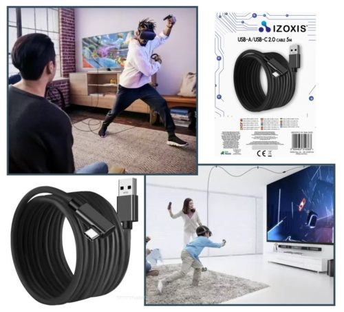 USB - USB-C telefontöltő és adatkábel 5 m M19911