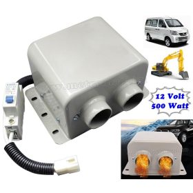   Autó, Munkagép elektromos fűtés Beépíthető 12V hősugárzó  500 Watt M2007-12V