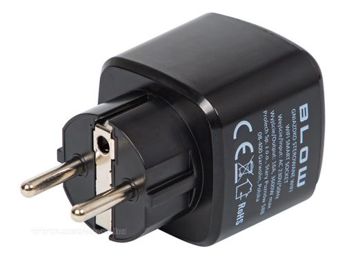 Wifi Okos Konnektor és Intelligens Fogyasztásmérő - Android és iPhone Távirányítással M2076-WIFI TuyaSmart