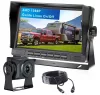 Kamion, teherautó, munkagép 4PIN ipari AHD tolatókamera szett 7" LCD monitorral M2108-AHD