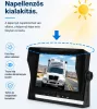 Kamion, teherautó, munkagép 4PIN ipari AHD tolatókamera szett 7" LCD monitorral M2108-AHD