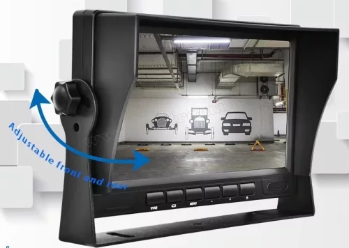 Kamion, teherautó, munkagép 4PIN ipari AHD tolatókamera szett 7" LCD monitorral M2108-AHD