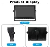 Kamion, teherautó, munkagép 4PIN ipari AHD tolatókamera szett 7" LCD monitorral M2108-AHD