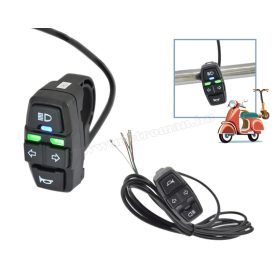   Elektromos robogó és roller Kürt Index Fényszóró kapcsoló M21201A