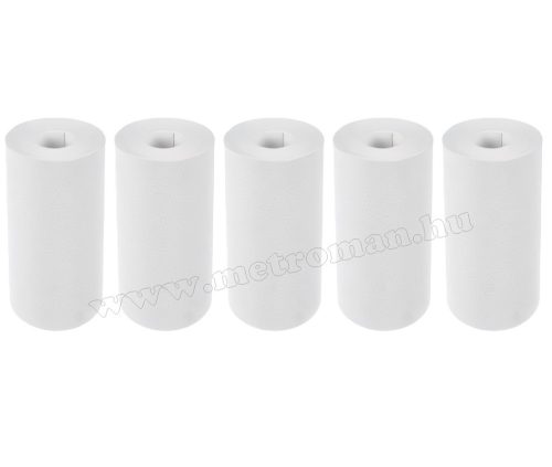 Nyomtató papír tekercs Hőpapír mini nyomtatóhoz, 5 db-os