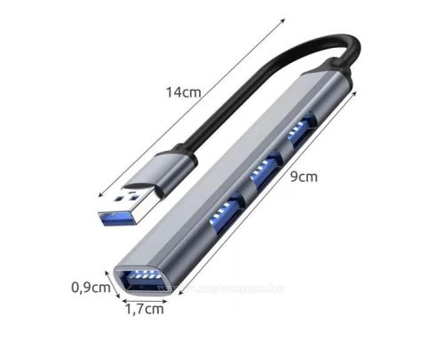 USB elosztó 3.0 4 USB porttal IZOXIS M23316