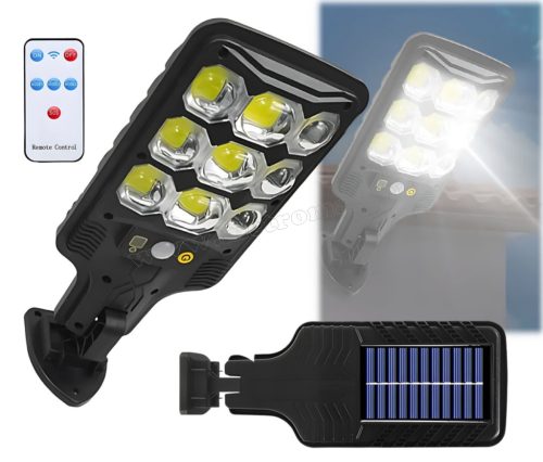 Napelemes udvari kerti COBLED lámpa mozgásérzékelővel M2371