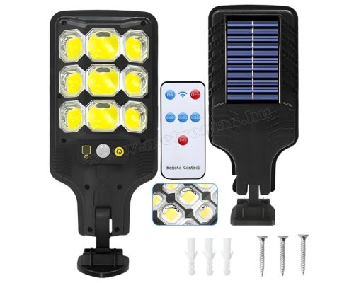 Napelemes udvari kerti COBLED lámpa mozgásérzékelővel M2371