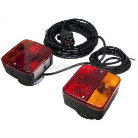   Utánfutó, pótkocsi hátsó világítás, komplett lámpa készlet 23M213