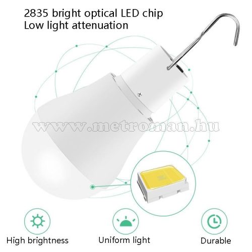 Napelemes kemping LED lámpa M2401A