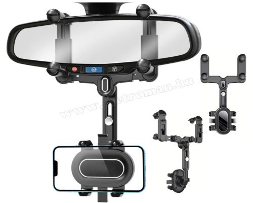 Visszapillantó tükörre rögzíthető univerzális telefontartó M24983
