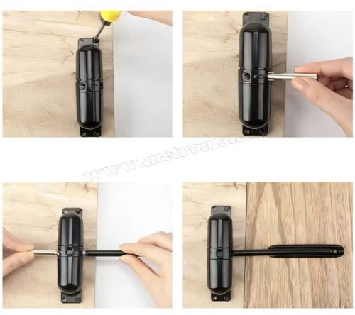 Rugós ajtóbehúzó, 60 kg-os ajtóra, kiskapukra M25075