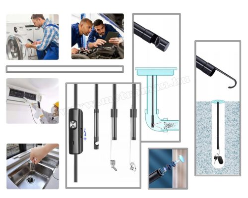 Android USB Endoszkóp kamera LED világítással M253-2M FHD