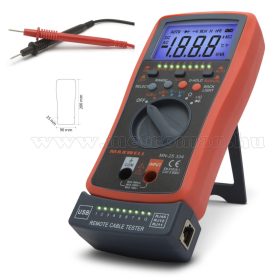   Digitális multiméter és automata kábelteszter Maxwell 25334