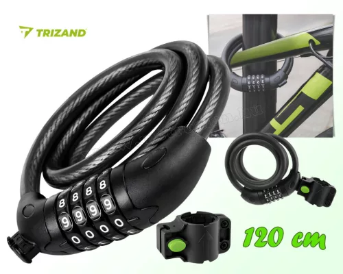 Számzáras kerékpár lakat M27338