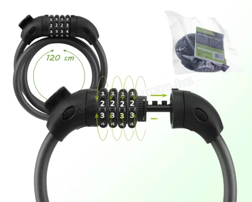 Számzáras kerékpár lakat M27338