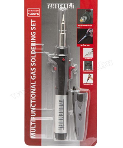 Gáz páka, 3in1 multifunkciós gázüzemű forrasztó szett, Fahrenheit 28523