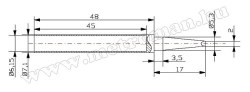 Tartalék pákahegy 28011-es pákához
